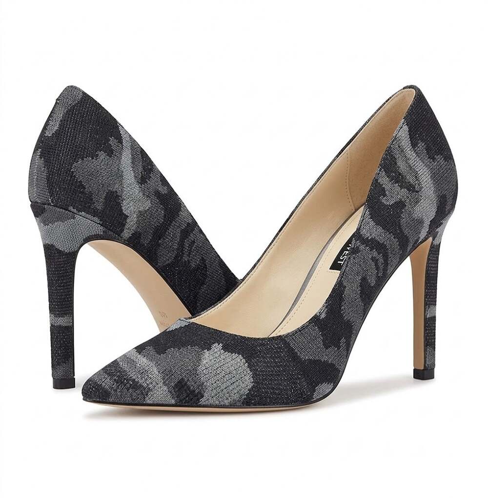 Nine West Tatiana Pointy Toe Stiletto Pumps Blue Size 5.5M